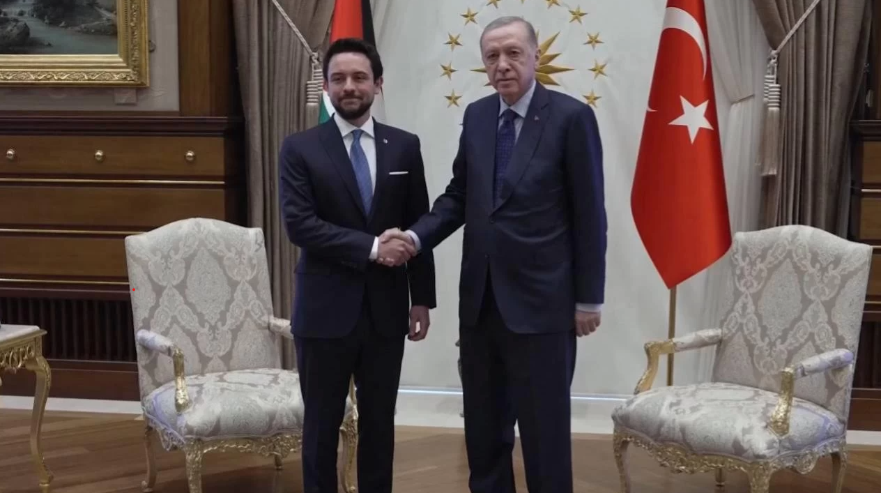 Erdoğan, Ürdün Prensi Hüseyin Bin Abdullah ile Görüştü