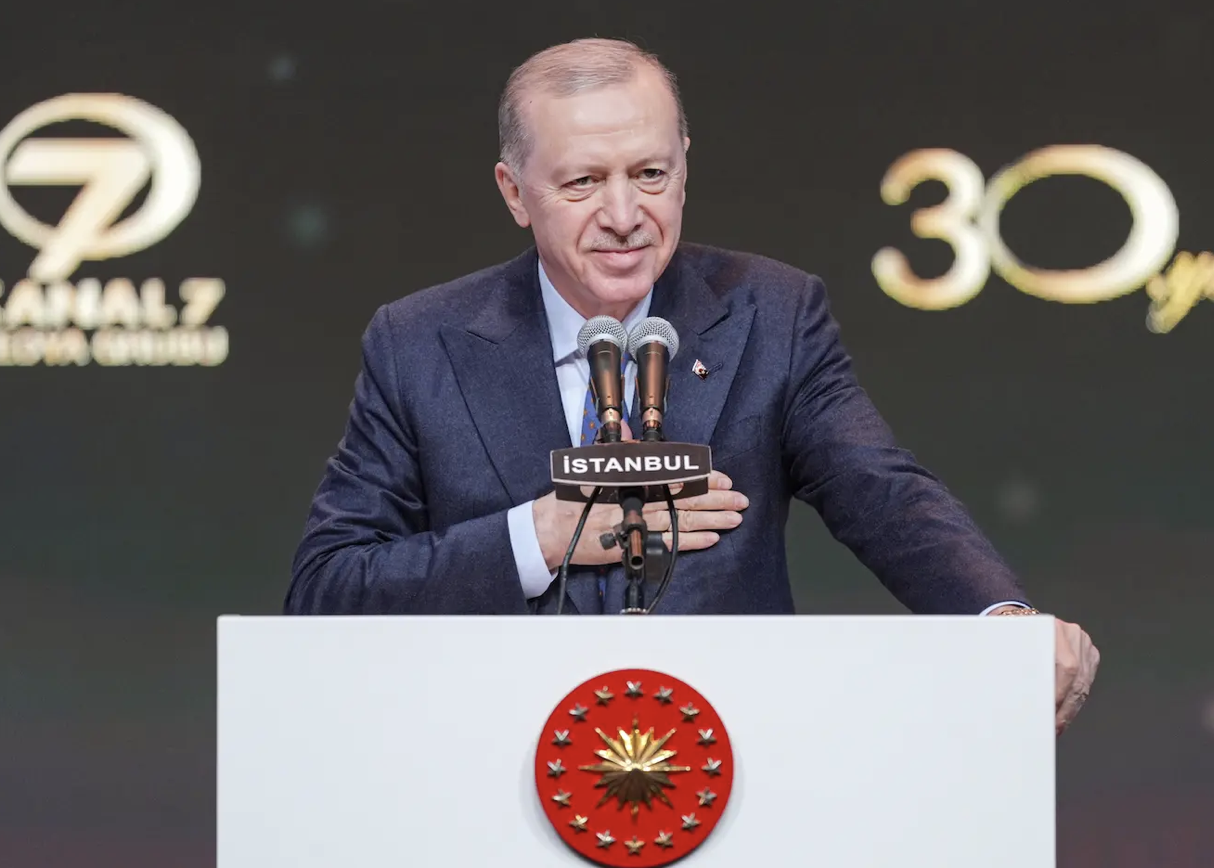 Erdoğan'dan  Kanal 7 Yayıncılığına övgüler